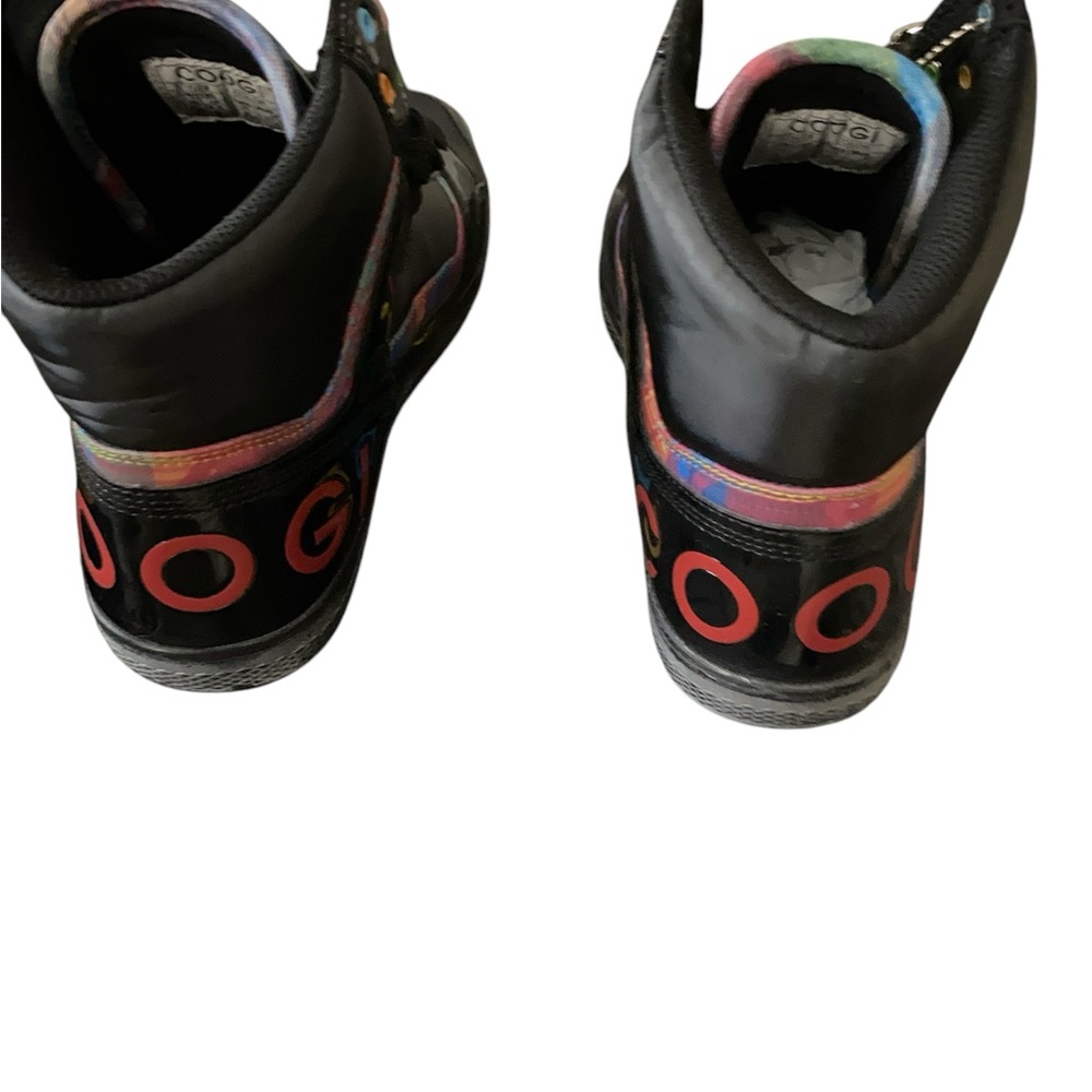 COOGI Black and Red Athletic High-Tops